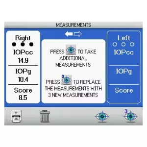 Автоматичний безконтактний тонометр Reichert 7CR3_результат